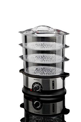 DAMPFGARER SDG 800 B2 inkl. Dampfaufsätze von SilverCrest