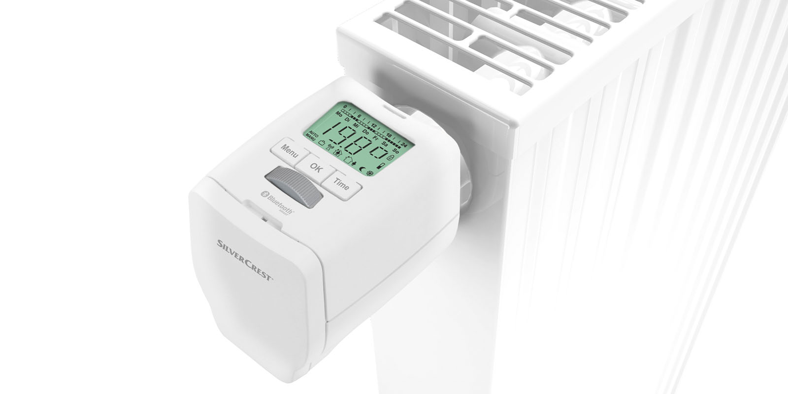 Programmierbarer Heizkörperregler Bluetooth Thermostat SilverCrest